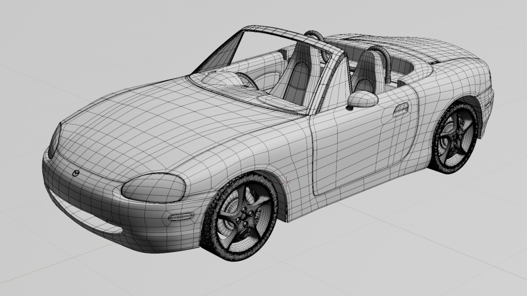 【3Dモデル】Mazda Roadstar NB