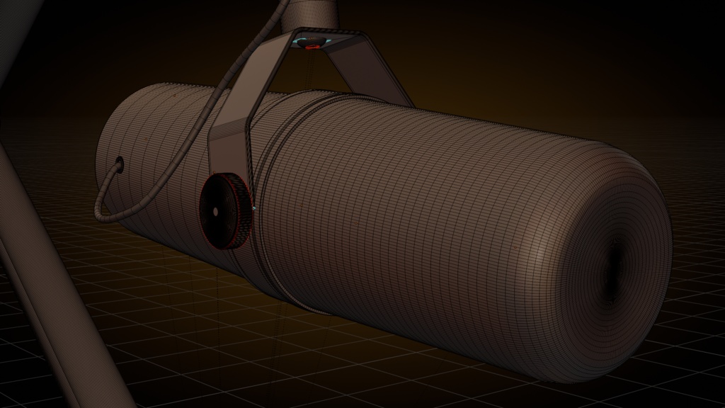 【3Dモデル】SHURE SM7B & SHURE by Gator マイクアーム