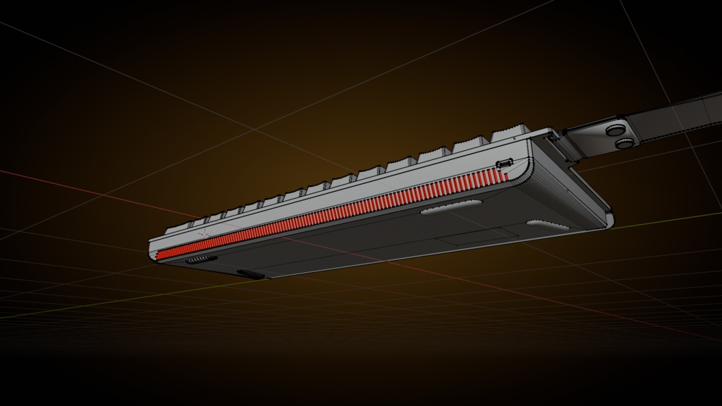 【3Dモデル】Wooting 60HE+ キーボード