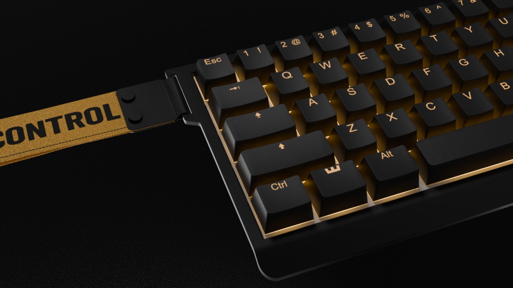 【3Dモデル】Wooting 60HE+ キーボード