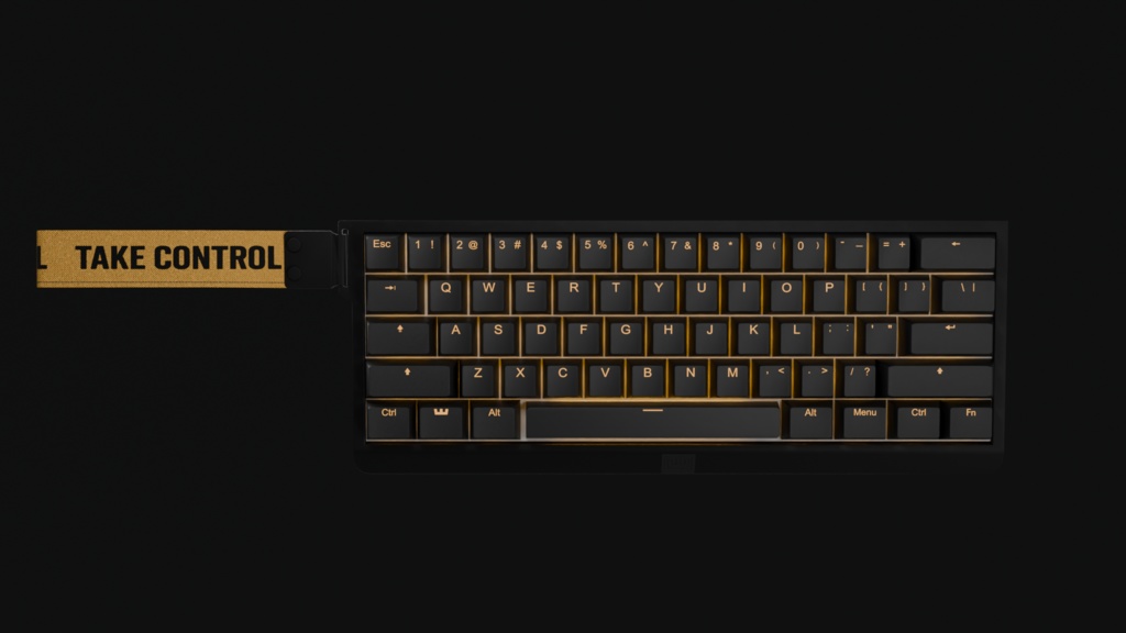 【3Dモデル】Wooting 60HE+ キーボード