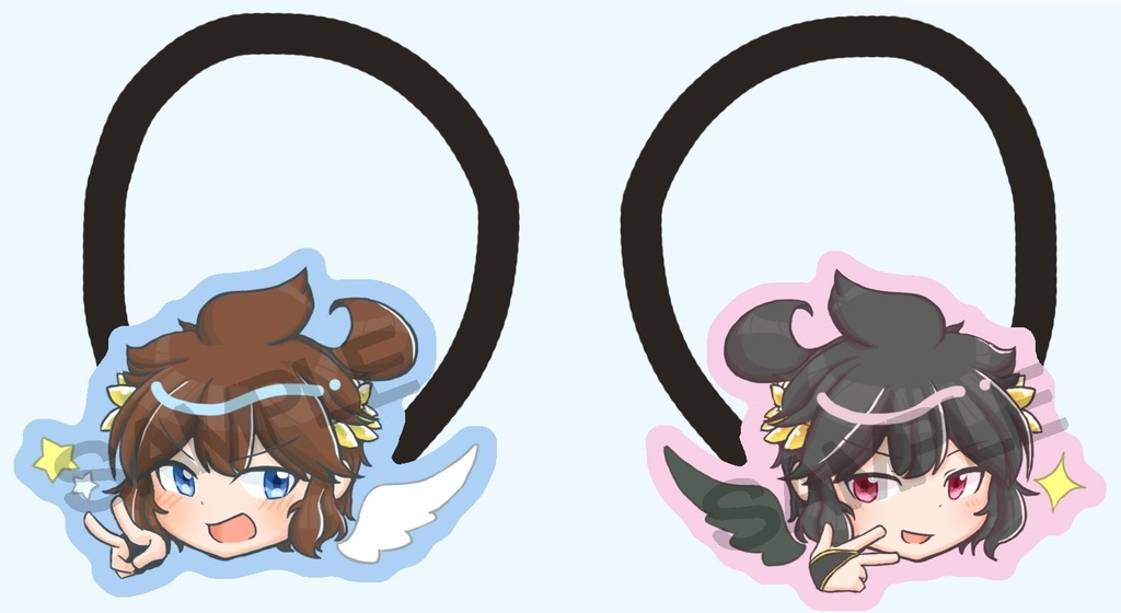 アクリルヘアゴム（ピース）