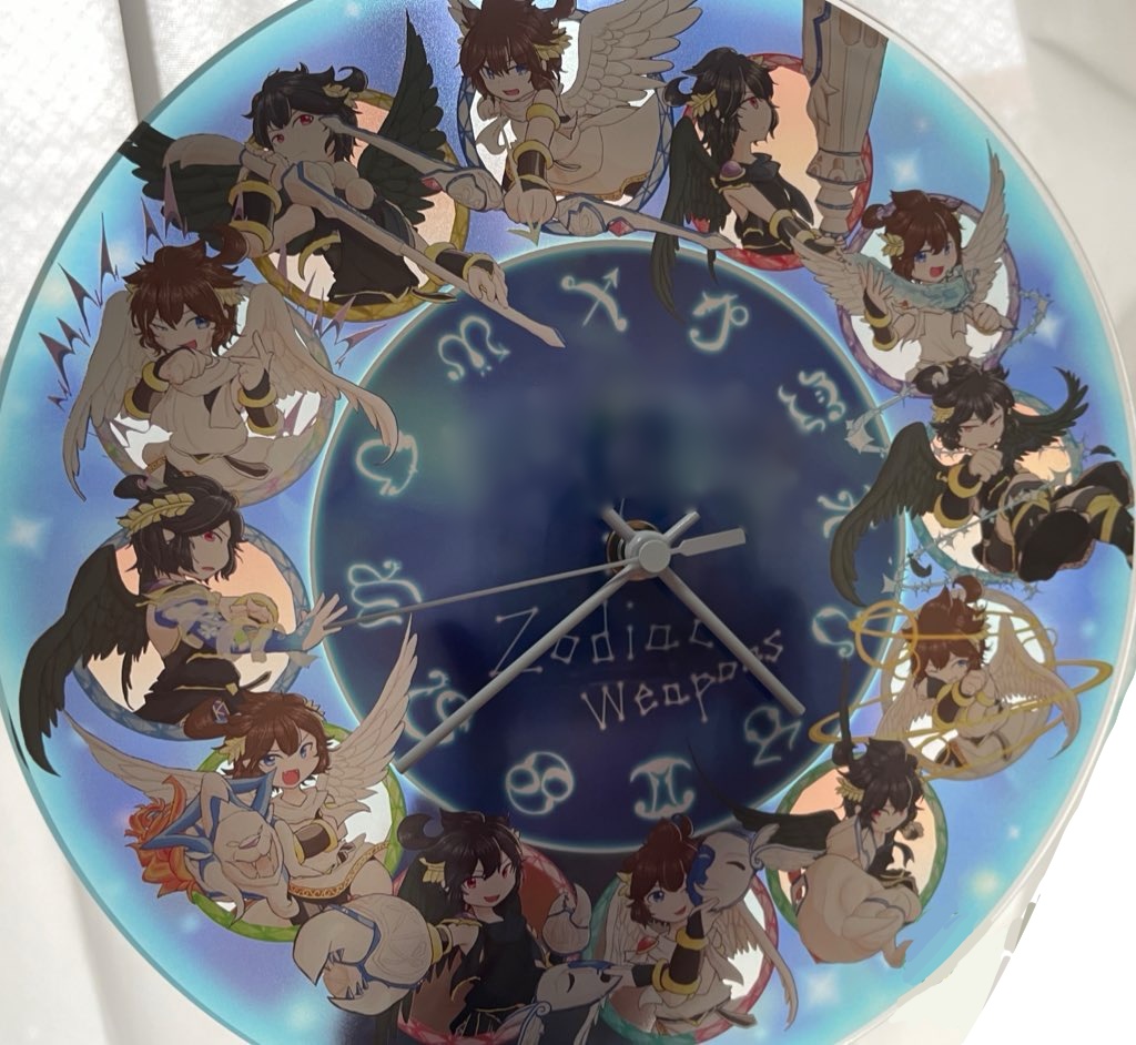 十二神宮のアクリル時計