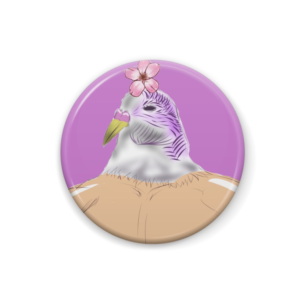 桜教団御神体缶バッジ