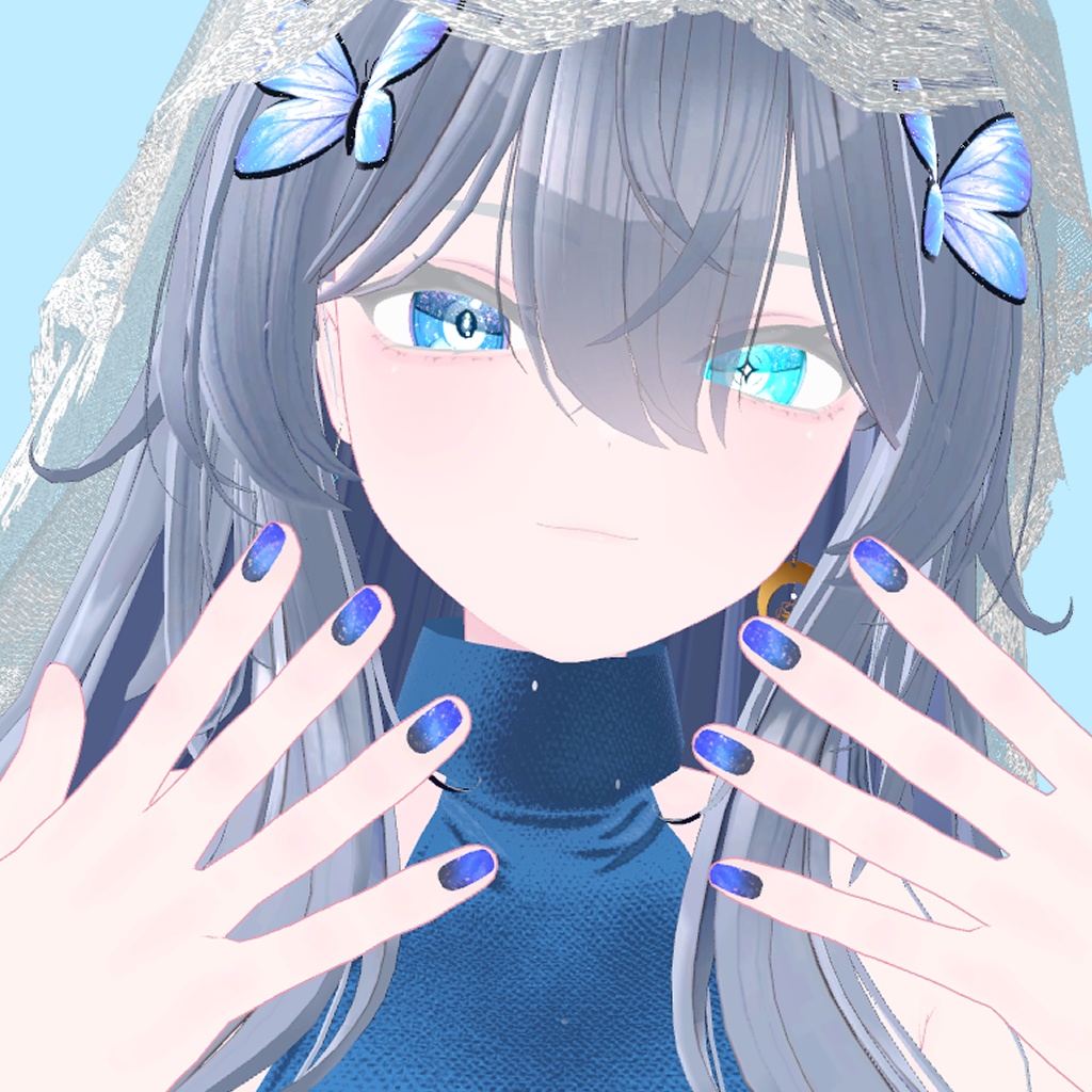 【バイラン専用】宇宙ネイルテクスチャ【無料】