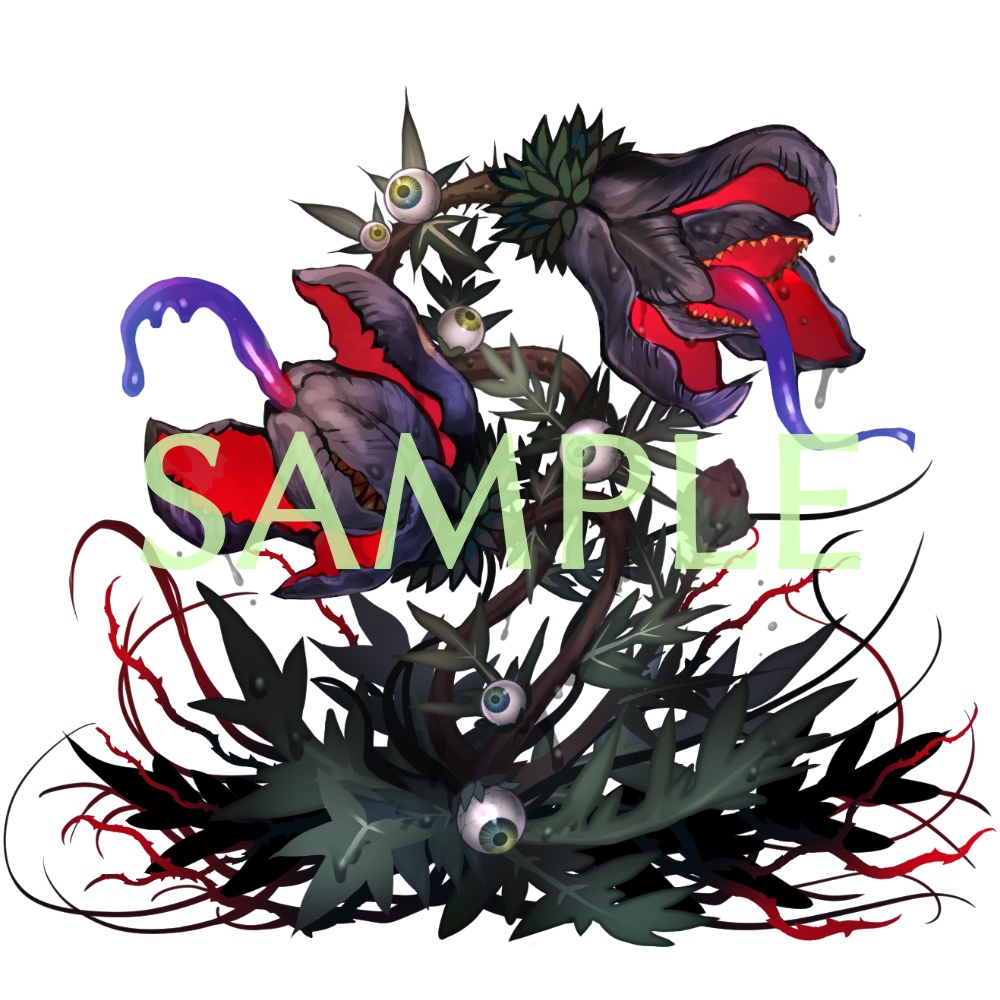 【クトゥルフ神話TRPG】神話生物立ち絵素材③【エネミー】