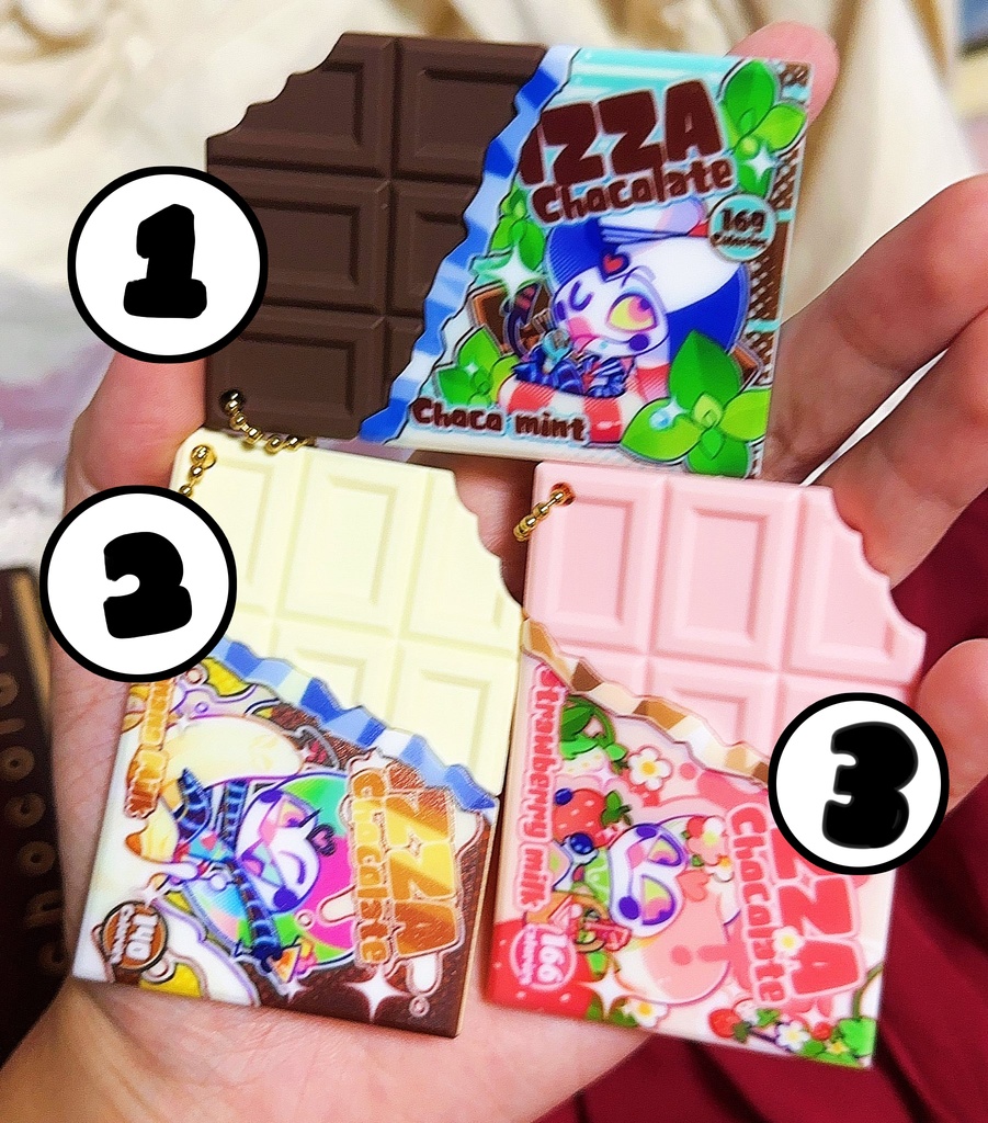 Fizzarolli-板チョコキーホルダー