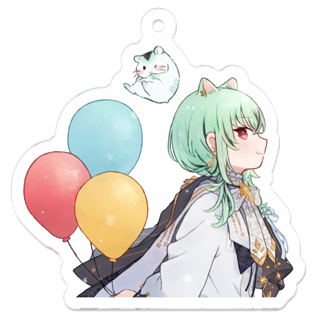 【2025年限定】アクリルキーホルダー（コーディングあり）　Art by moca