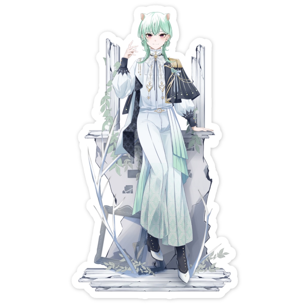 【記念日限定】スマホステッカー Art by 雨乃