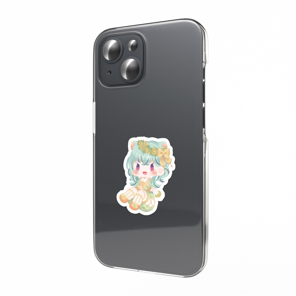 【常設】スマホステッカー Art by雪城梨兎