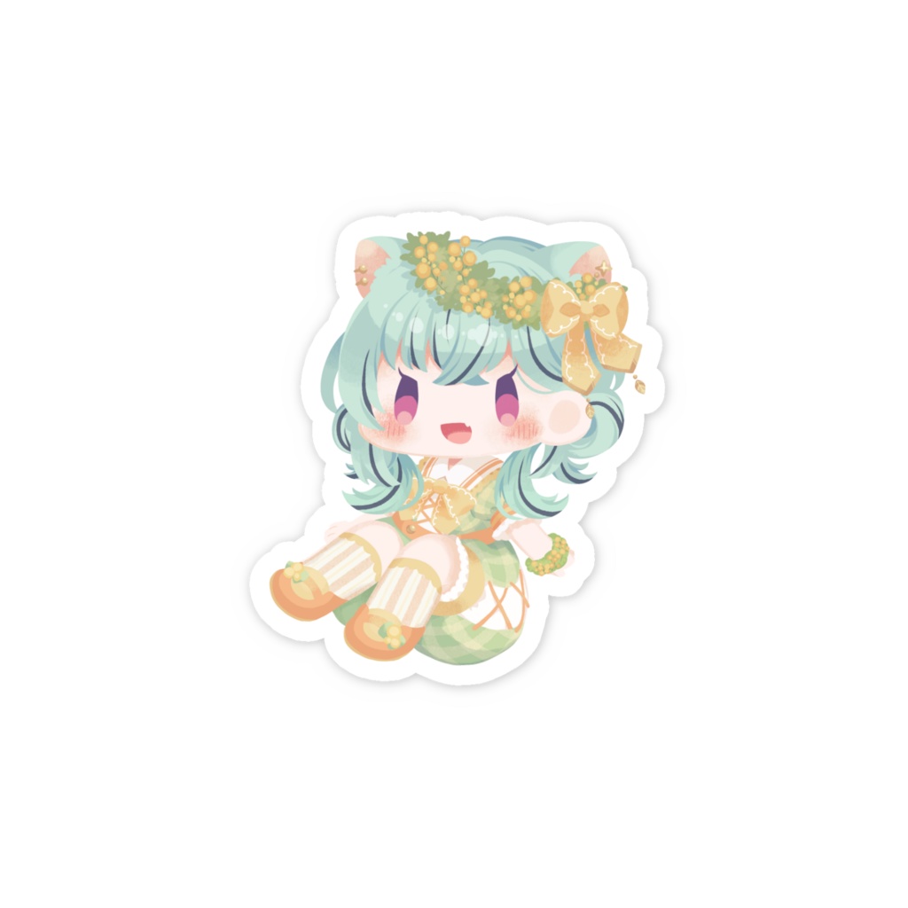 【常設】スマホステッカー Art by雪城梨兎