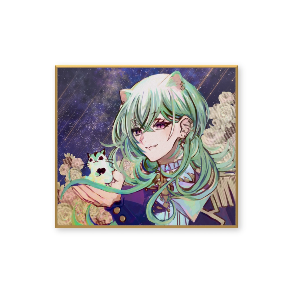 【5月限定】ミニ色紙 Art by寝暗様
