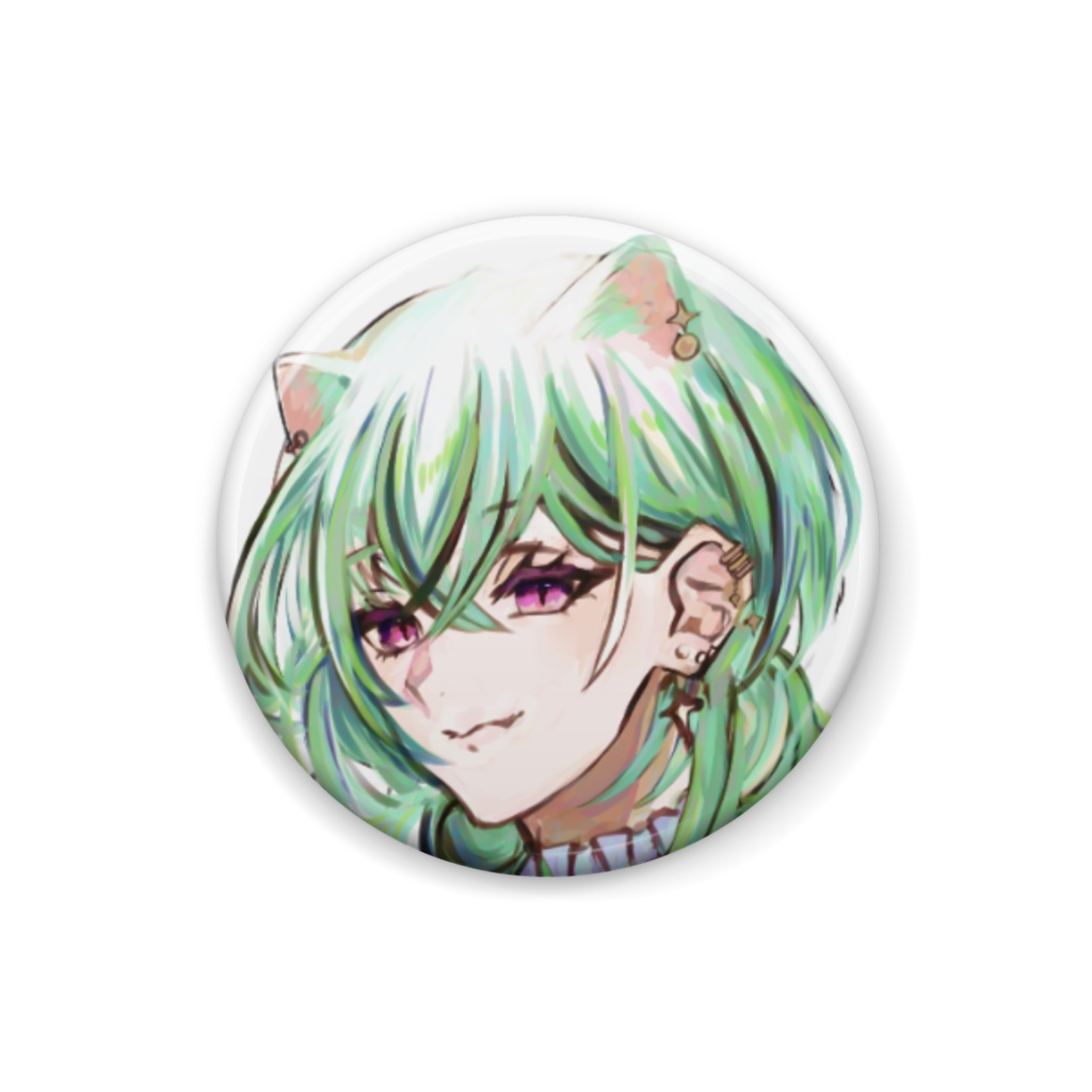 【5月限定】缶バッジ Art by寝暗様