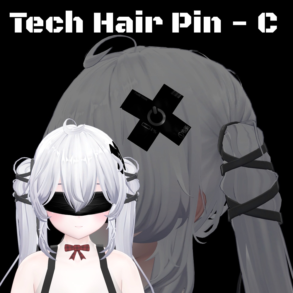 Tech Hair Pin - C