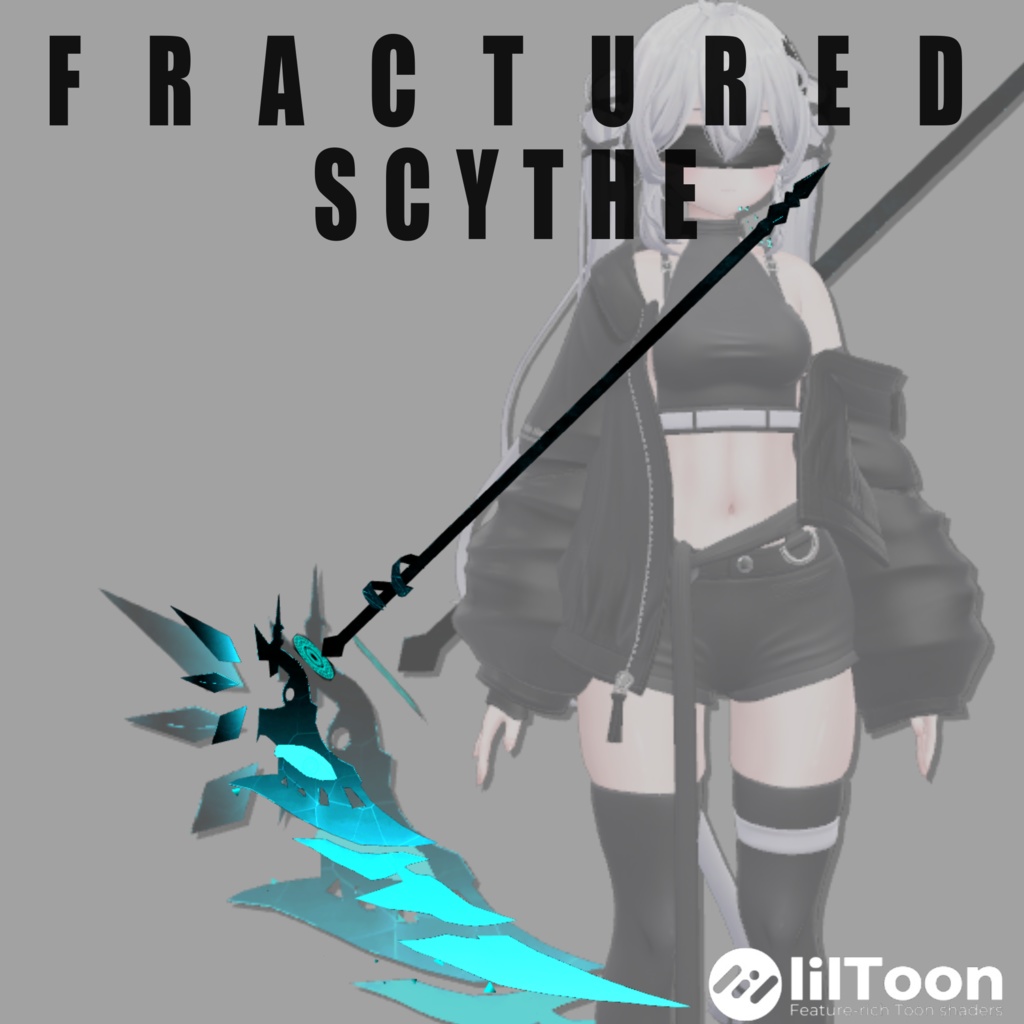 【3Dmodel】壊れた鎌/Fractured Scythe【ParticleEffect included】