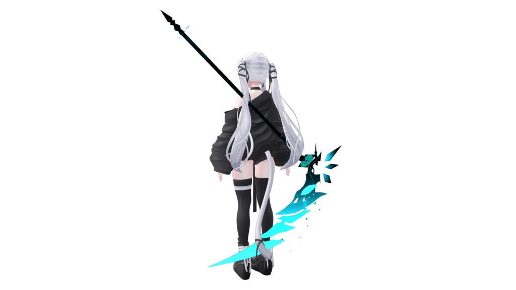 【3Dmodel】壊れた鎌/Fractured Scythe【ParticleEffect included】