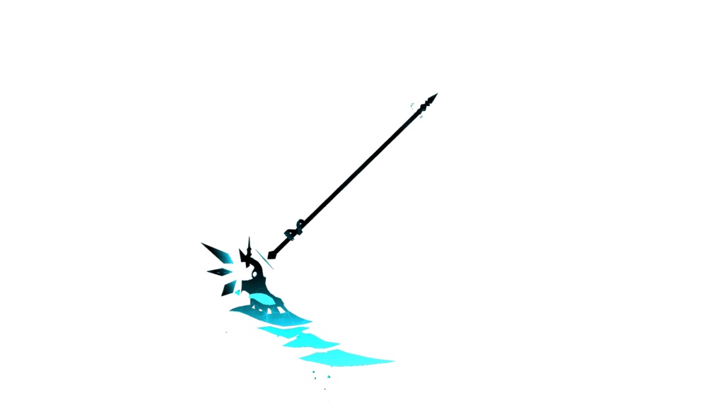 【3Dmodel】壊れた鎌/Fractured Scythe【ParticleEffect included】