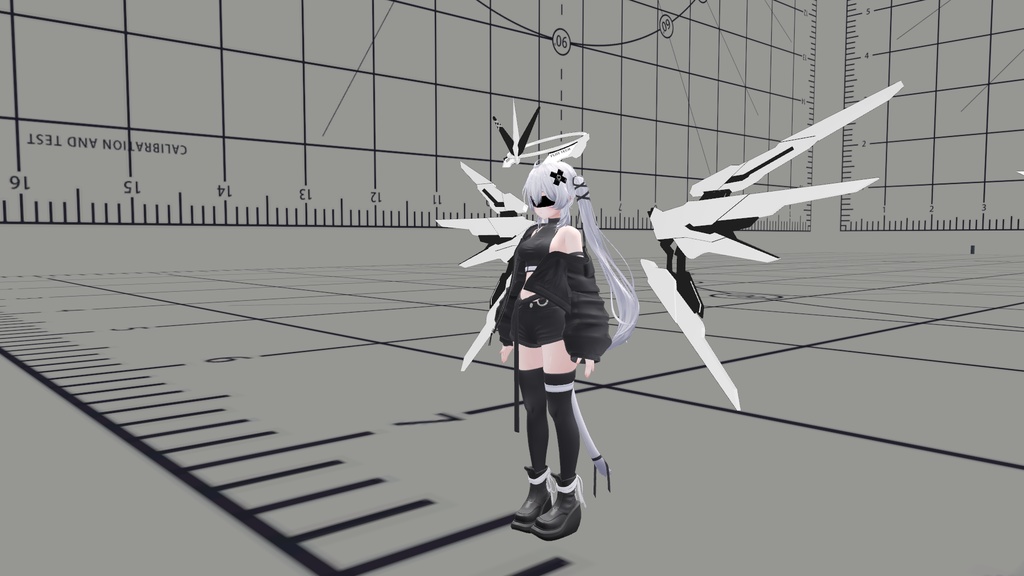 【3Dmodel】Flux Mecha Wings | フラックスメカウイング【ParticleEffect included】