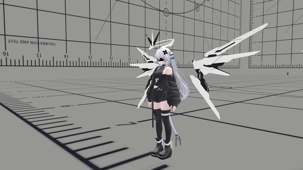 【3Dmodel】Flux Mecha Wings | フラックスメカウイング【ParticleEffect included】