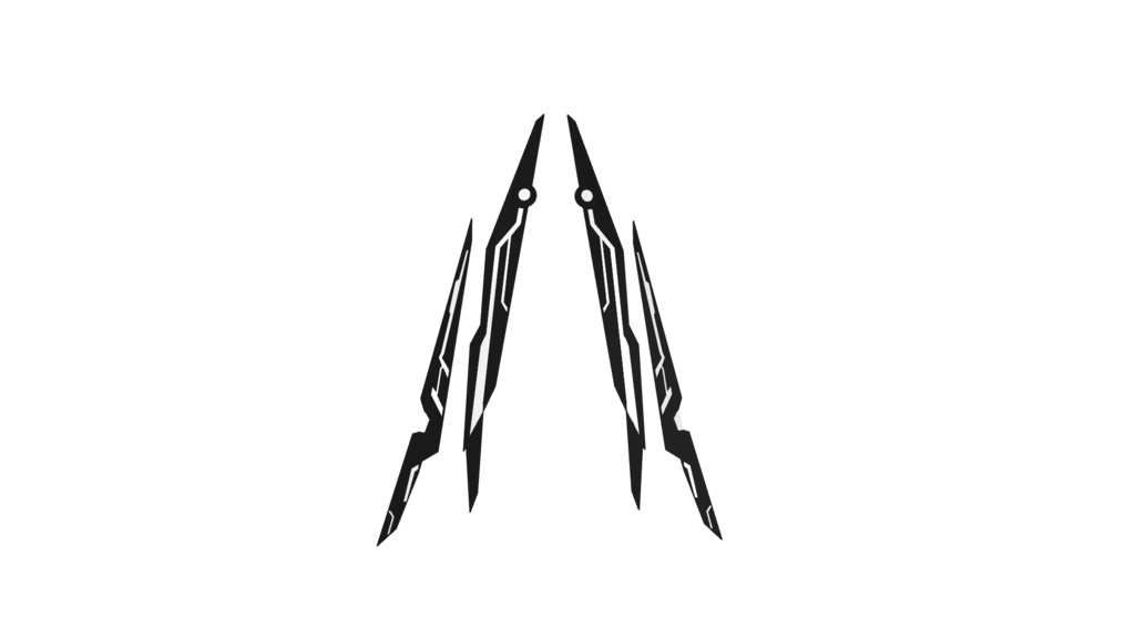 【3Dmodel】Mecha Wings Lite | メカウイングライト