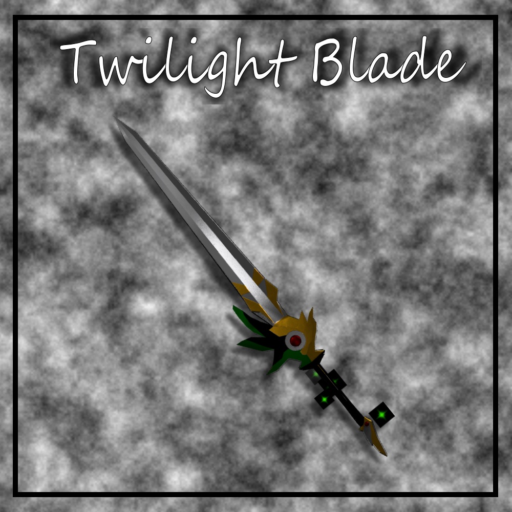 【3Dmodel】Twilight Blade【ParticleEffect included】