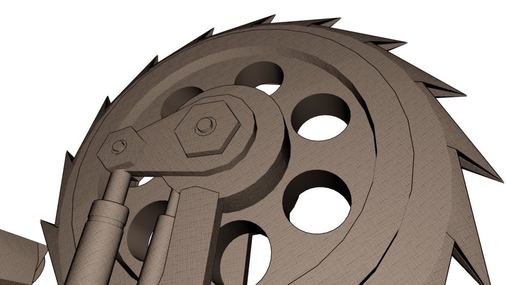 【3Dmodel】ChainSawHammer | チェーンソーハンマー