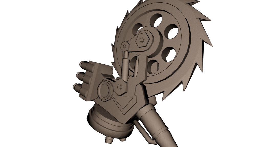 【3Dmodel】ChainSawHammer | チェーンソーハンマー