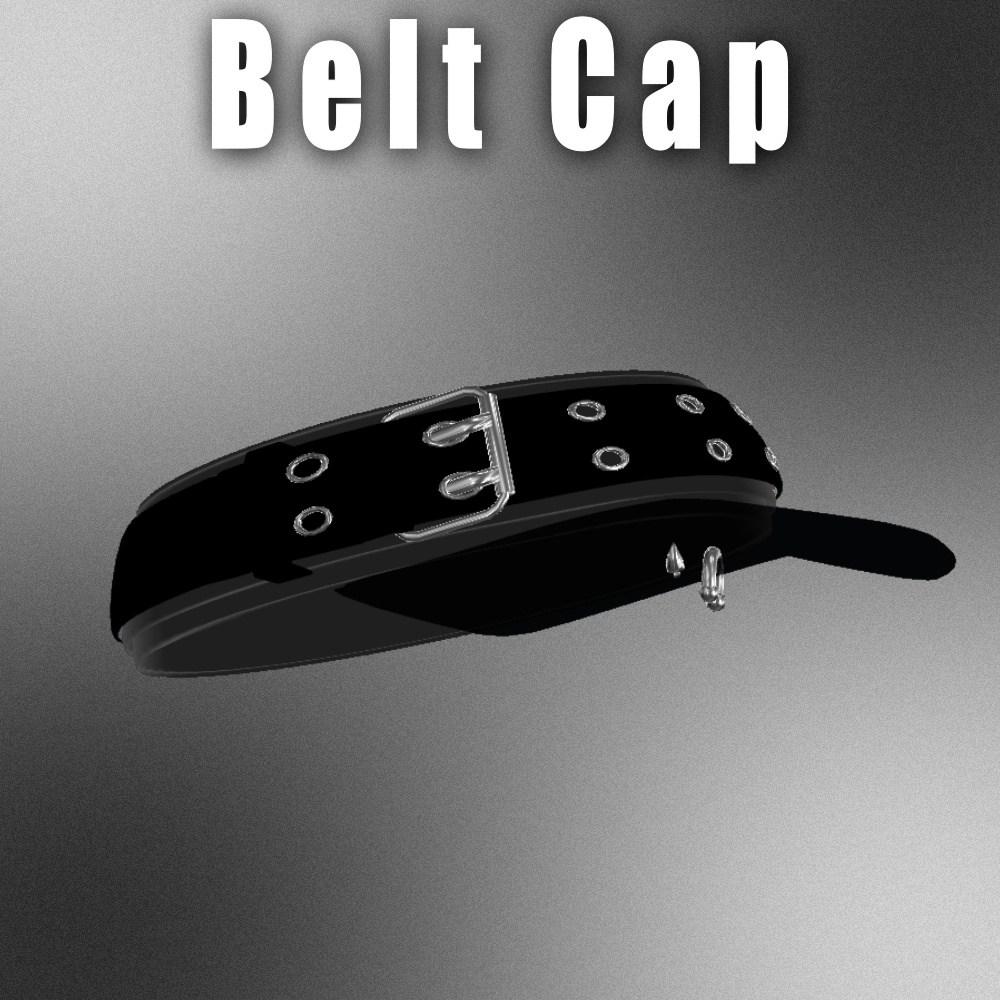 【VRC想定】Belt Cap/ベルトキャップ