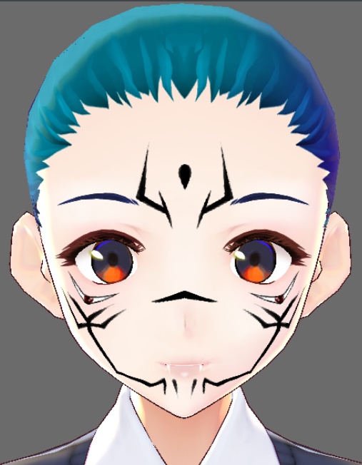 Sukuna Face VRoid