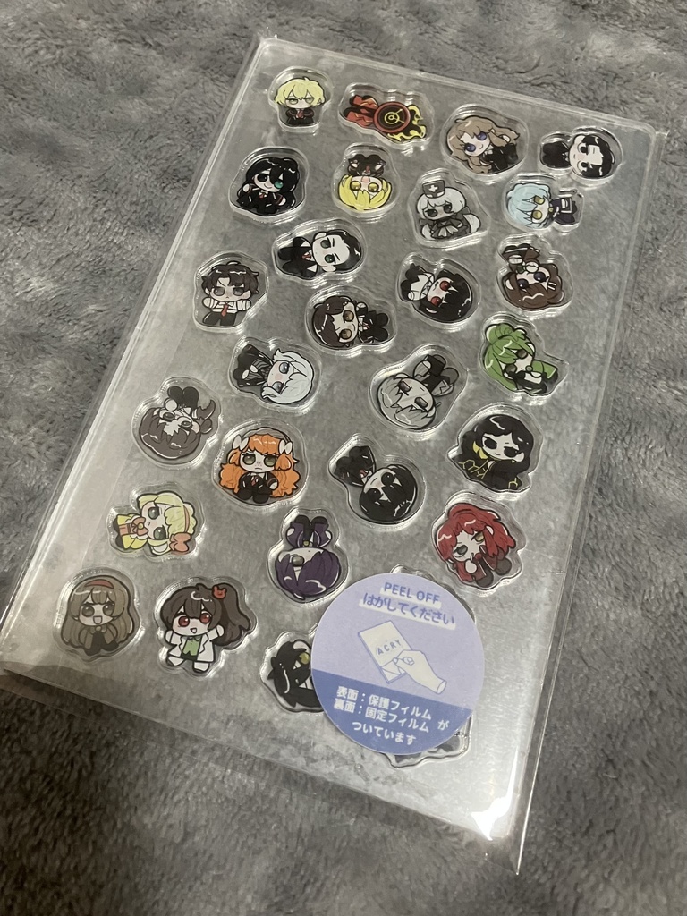 バス&図書館ミニアクリルプレート