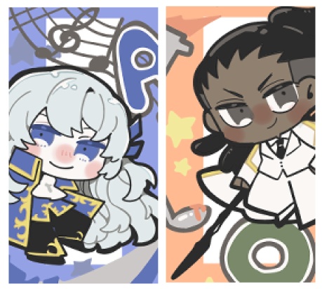 マグネットしおり(オリヴィエ&アルガリア)