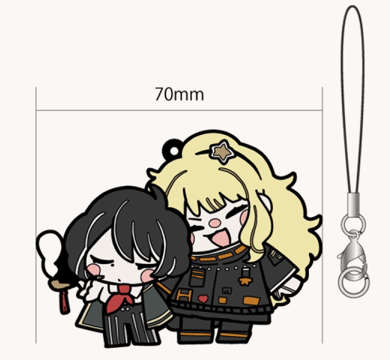 ねじれ探偵ラバーストラップ