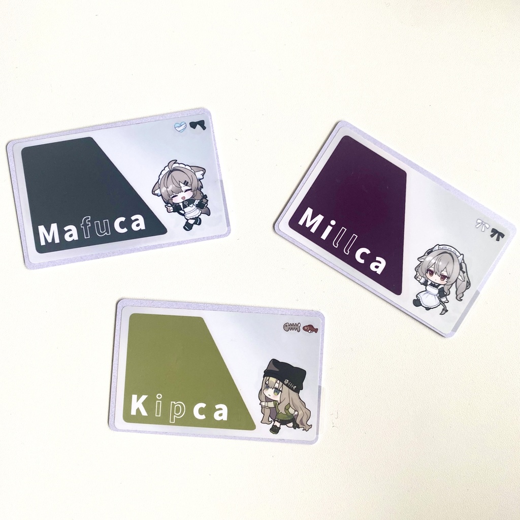 アバターICカード風ステッカー【二次創作グッズ】