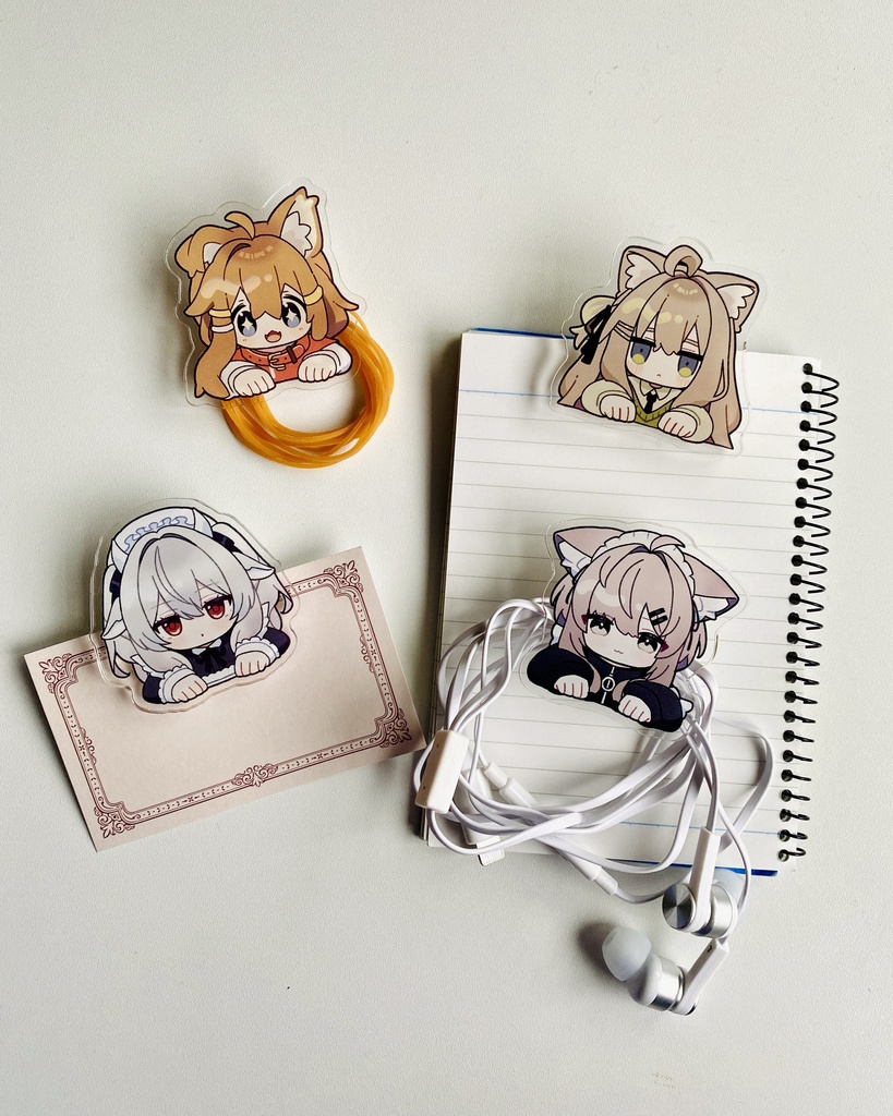 アバターぴょこっとクリップ【二次創作グッズ】