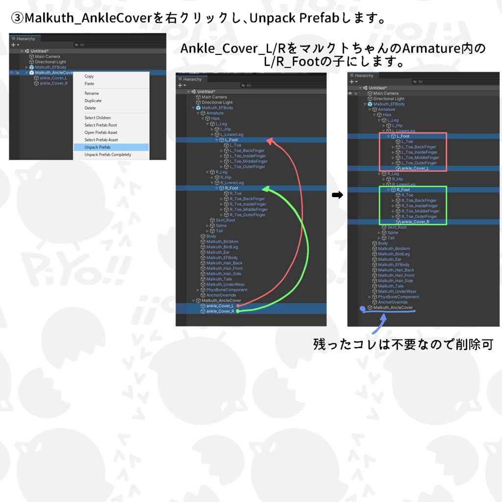 マルクトちゃん専用アンクルカバー