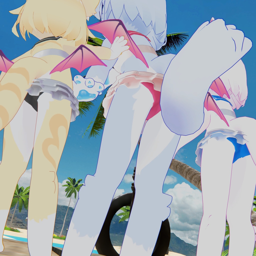 リーベちゃん用セーラービキニ