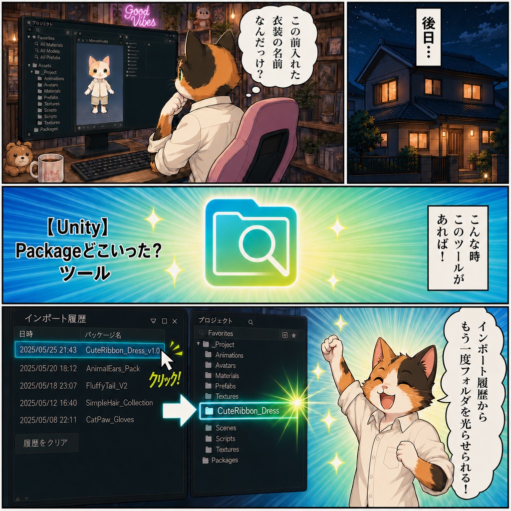 【Unity】Packageどこいった?対策ツール
