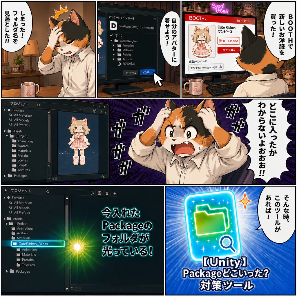 【Unity】Packageどこいった?対策ツール