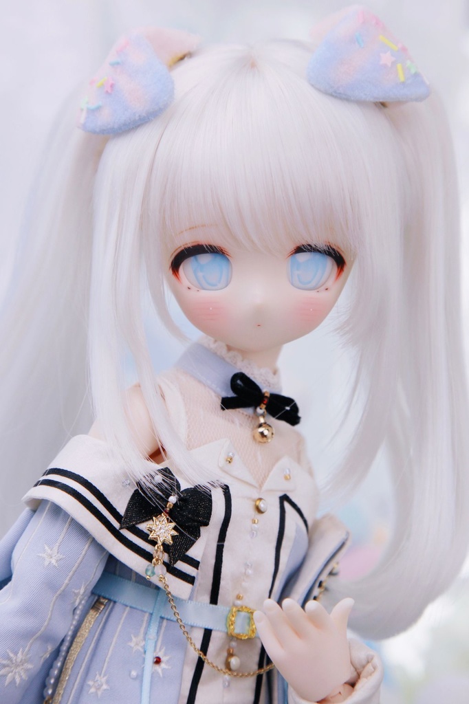 「クリーム耳·兎と犬」by楸山のケモノ耳