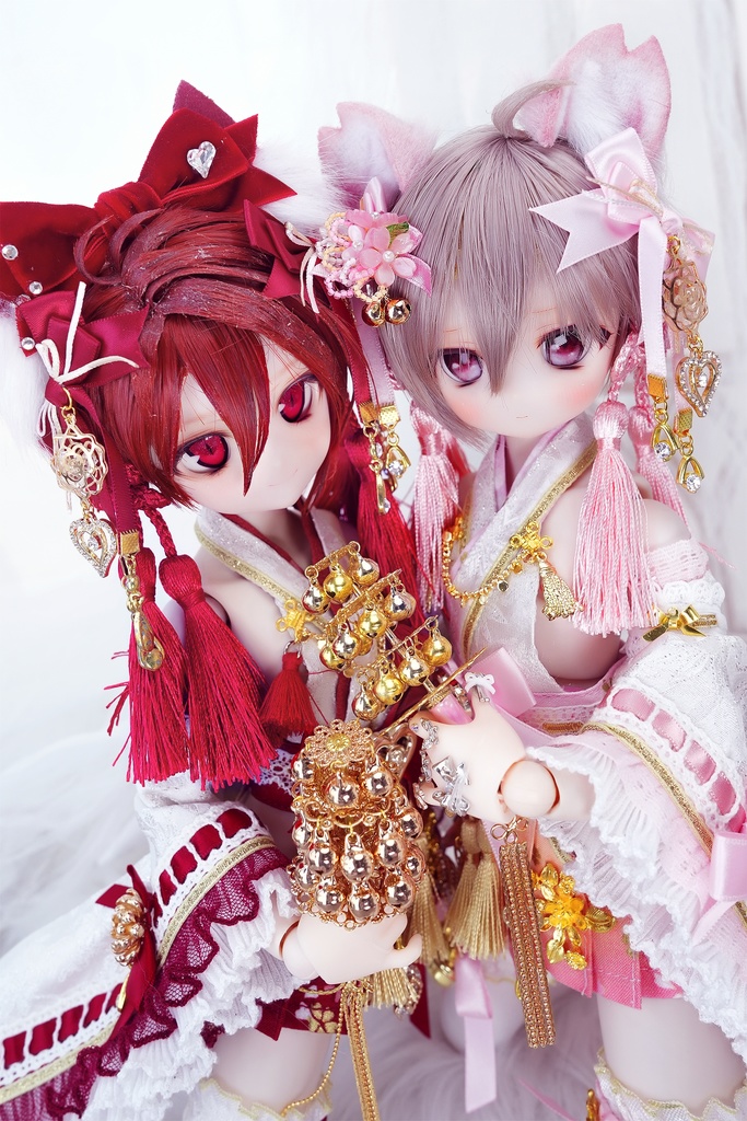 「巫女ちゃん、その耳は…?桜SP·赤」by machi服