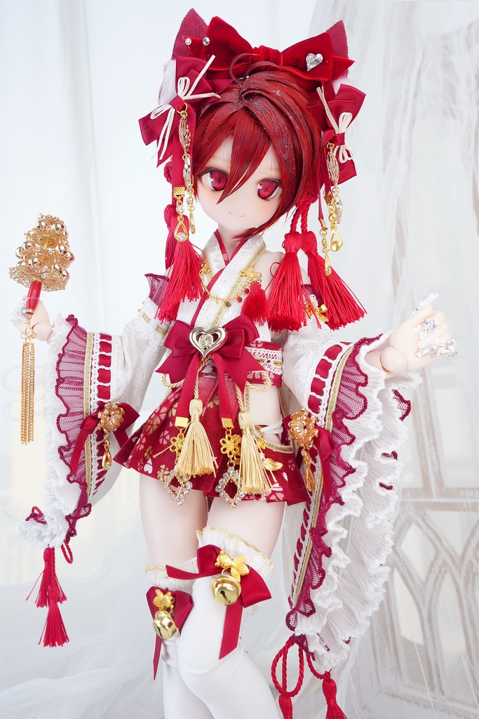 「巫女ちゃん、その耳は…?桜SP·赤」by machi服