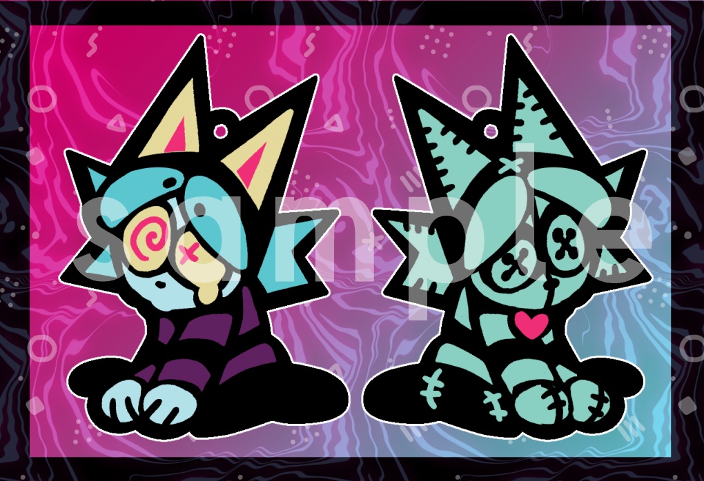 サイコニャシュキ「ウシュカ」アクリルキーホルダー