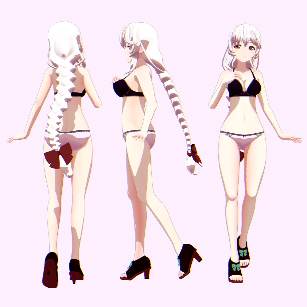 オリジナル3Dモデル / エルムナ / Erlmna