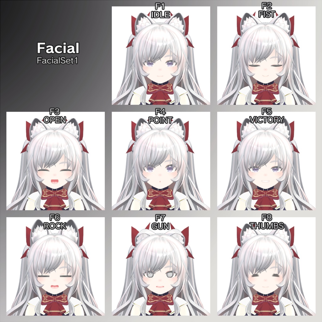 オリジナル3Dモデル / キャティーア / Catiea