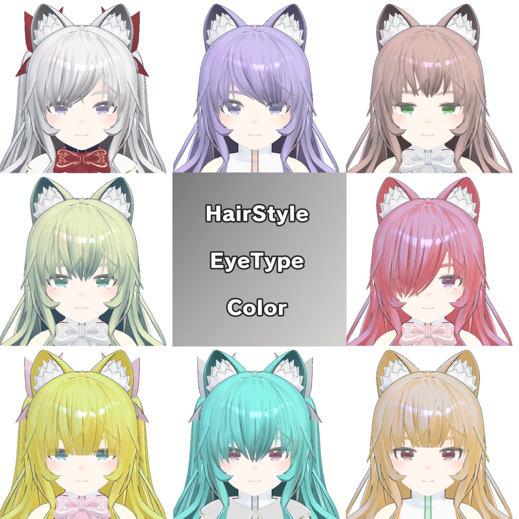 オリジナル3Dモデル / キャティーア / Catiea