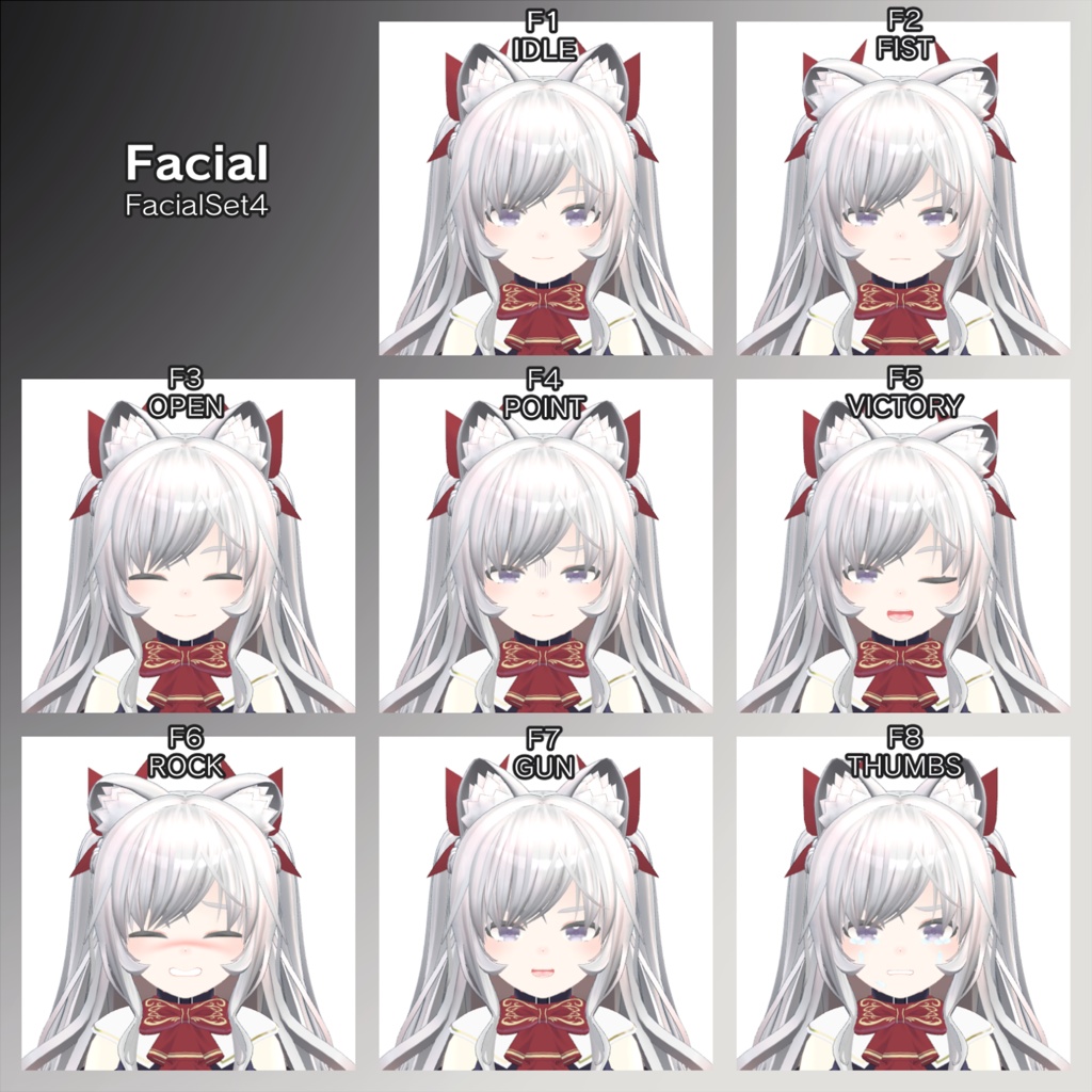 オリジナル3Dモデル / キャティーア / Catiea