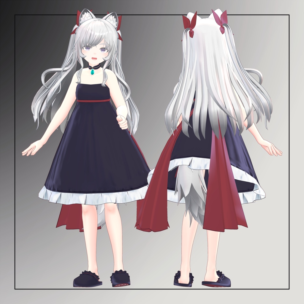 オリジナル3Dモデル / キャティーア / Catiea