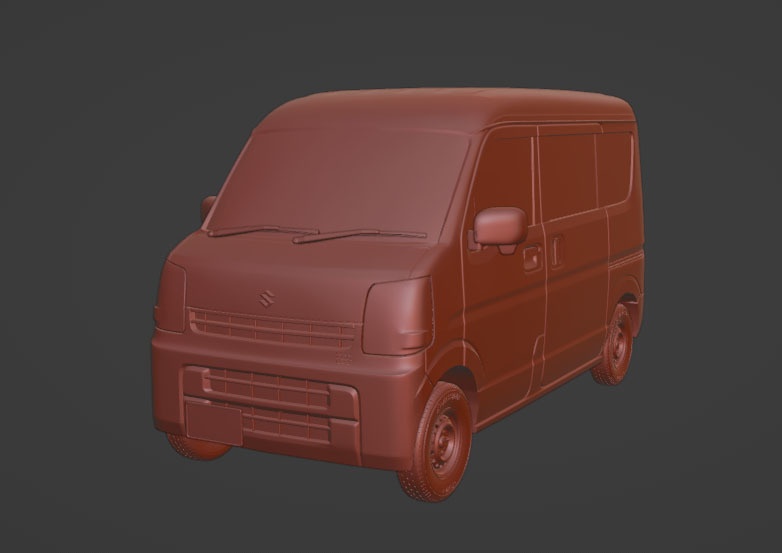 1/24スズキエブリイ 3Dプリンター用データ