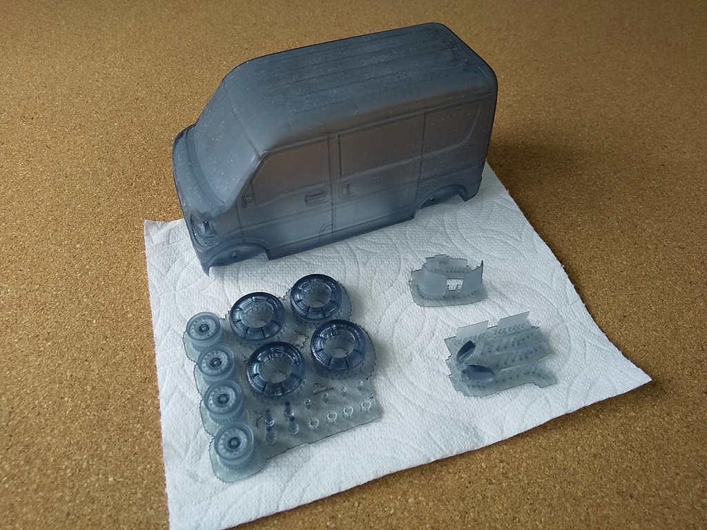 1/24スズキエブリイ 3Dプリンター用データ