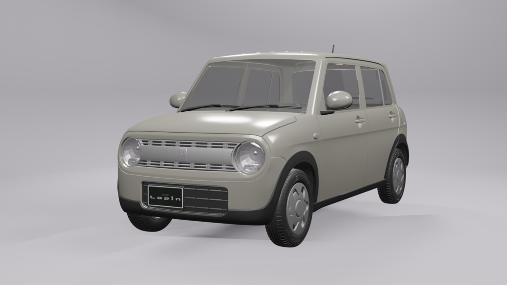 1/24 スズキアルトラパン 3Dプリンター出力未塗装モデル